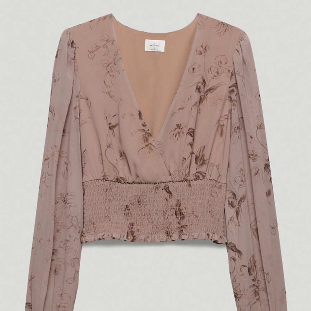 Aritzia Wilfred Genoa Blouse, NWT